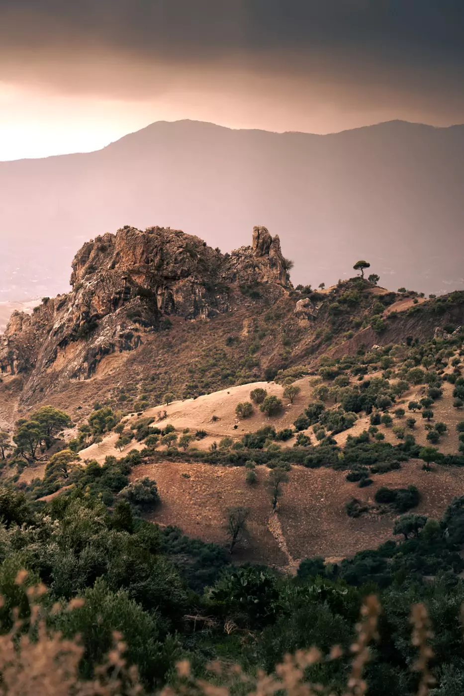 The mountainous area of Talassemtane National park near Chefchaouen, Morocco.