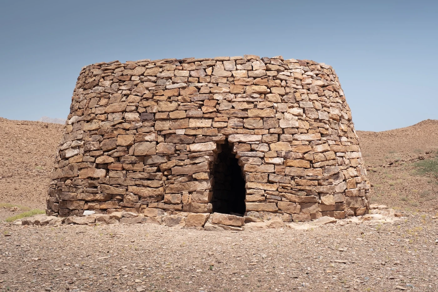 A brick built ancient tomb at the Bat archaeological site in Oman.